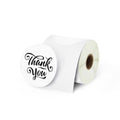 QR code round labels