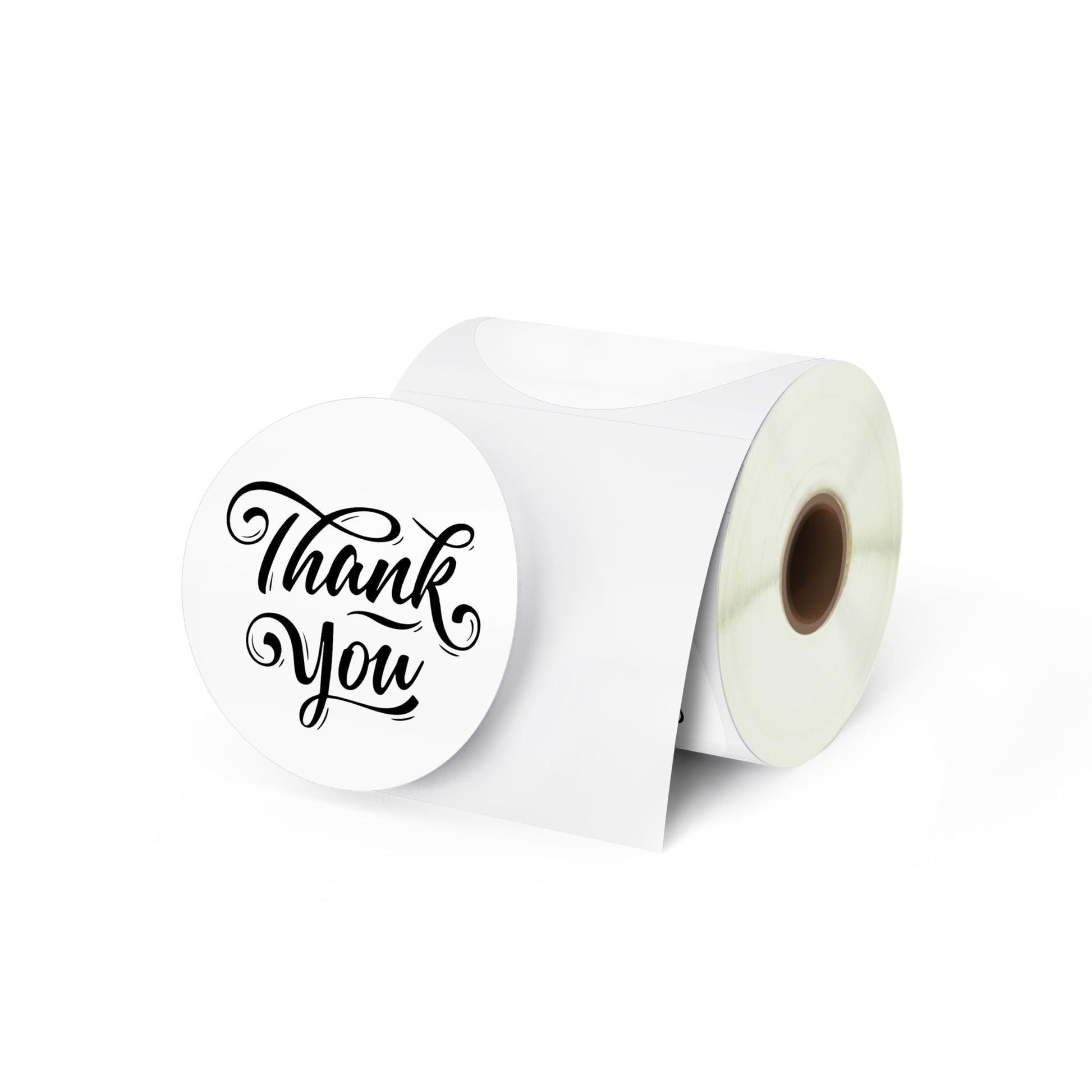 QR code round labels