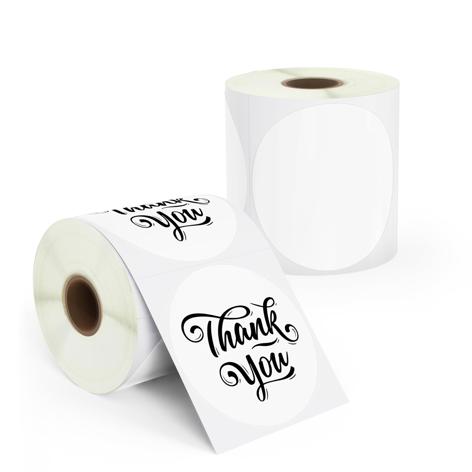 2" barcode circle labels