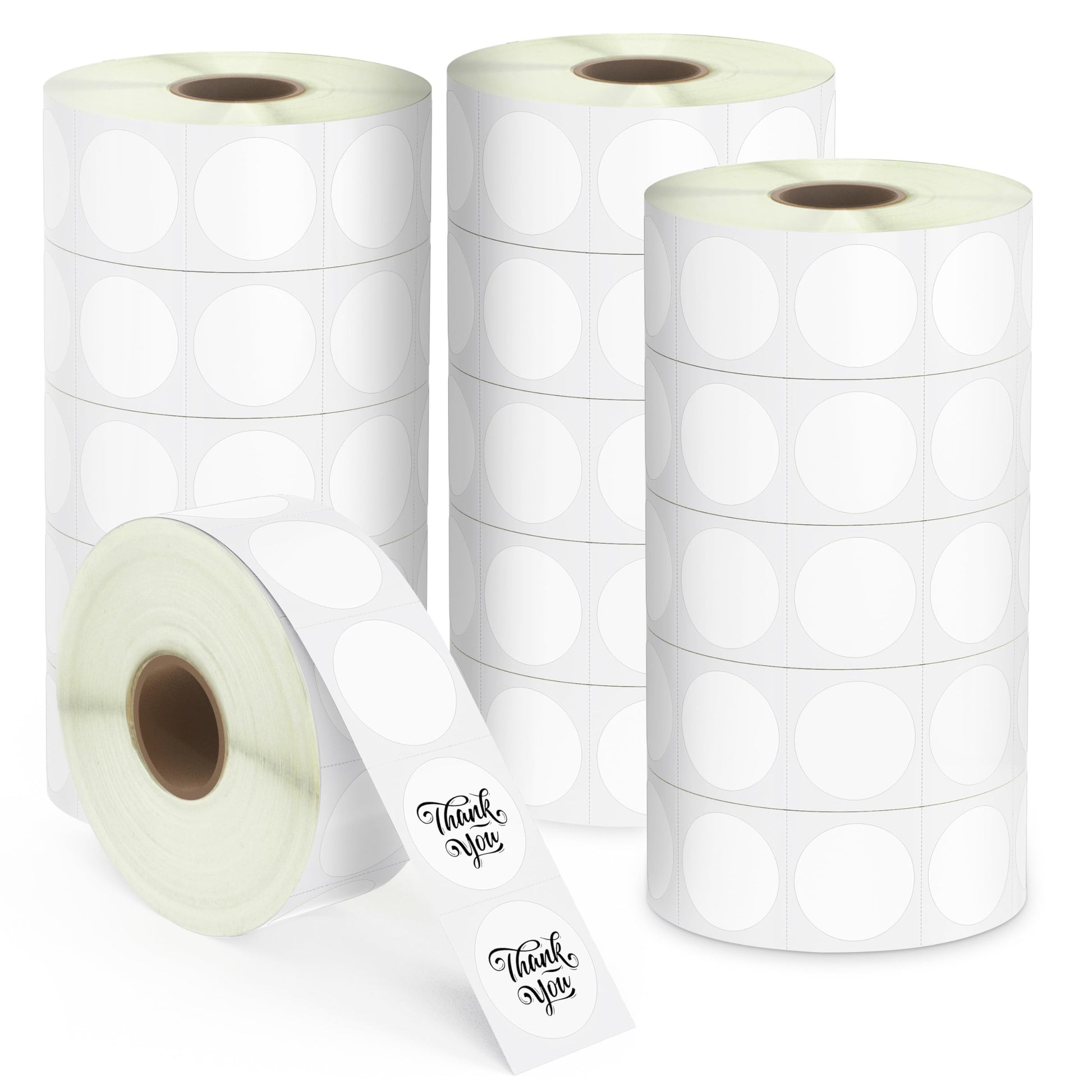 Thermal circle labels – no ink or toner needed