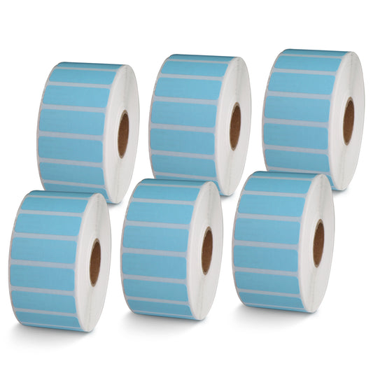 1.5" x 0.5" Blue Direct Thermal Labels