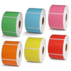 Color Square QR Barcode Labels 2
