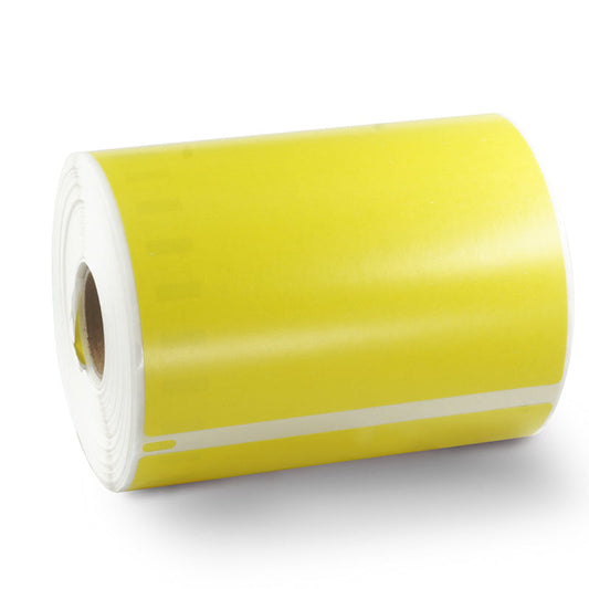 Yellow Dymo 4x6 Shipping Label