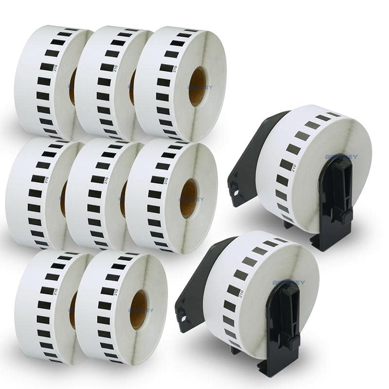Betckey Brother DK-2210 Compatible Continuous Labels DK2210 Labels 1.1 in x 100 ft