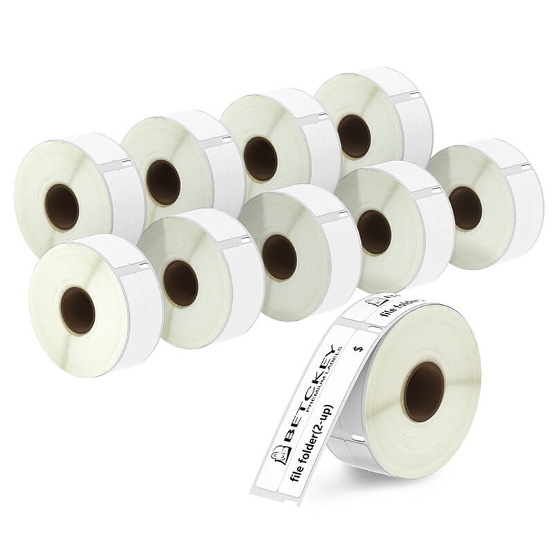 DYMO 30277 2-up File Folder Labels  9/16" x 3-7/16"