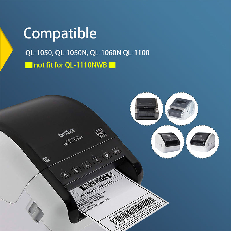 Betckey Brother DK-1241 Compatible Shipping Labels DK1241 Labels 4 in x 6 in