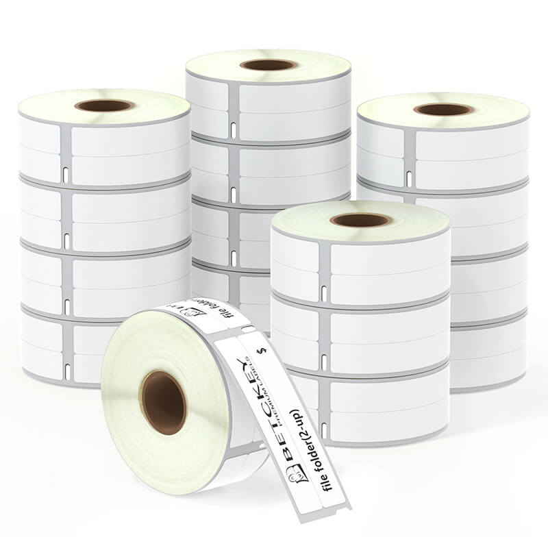 DYMO 30277 2-up File Folder Labels  9/16" x 3-7/16"