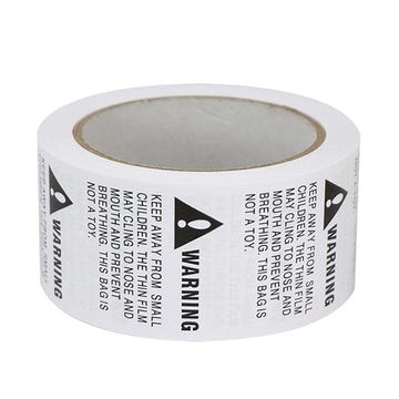 2" X 2" Keep Away from Small Children Suffocation Warning Label Stickers