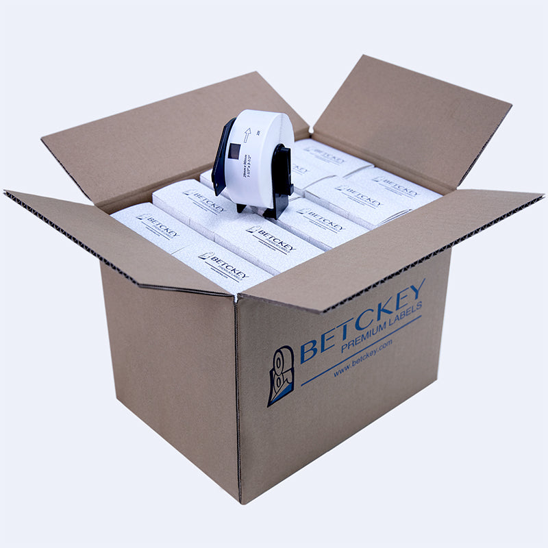 Betckey Brother DK-1201 Compatible Address Labels DK1201 Labels 1.1 in x 3.5 in
