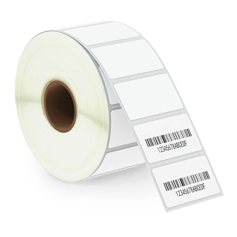  MESS Clear Round Labels (500/Roll, 1.5 Inch) Clear