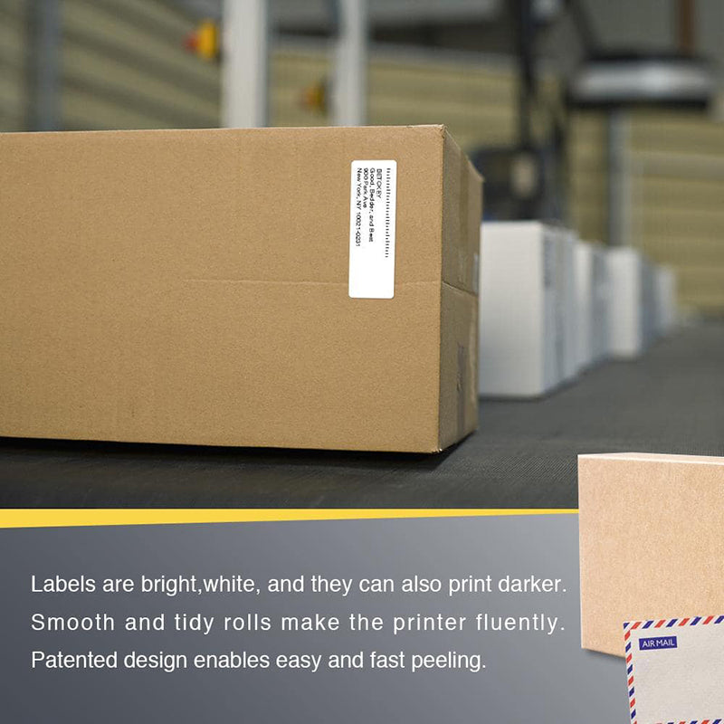 Zebra 3" x 1" UPC Barcode & Address Labels Direct Thermal Labels
