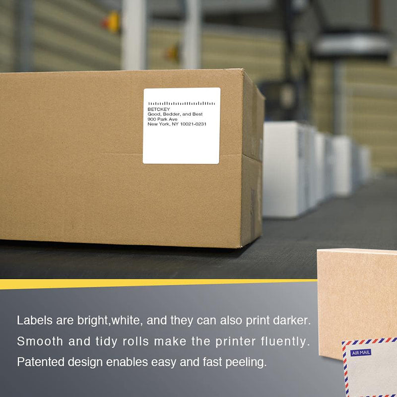 Zebra 3" x 3" Multipurpose & Large Square Labels Direct Thermal Labels