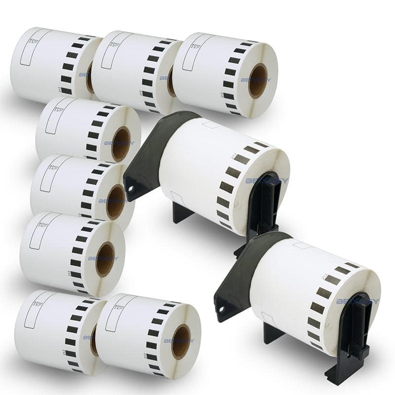 Betckey Brother DK-2212 Continuous Matte Film Labels DK2212 Labels 2.4 in x 50 ft