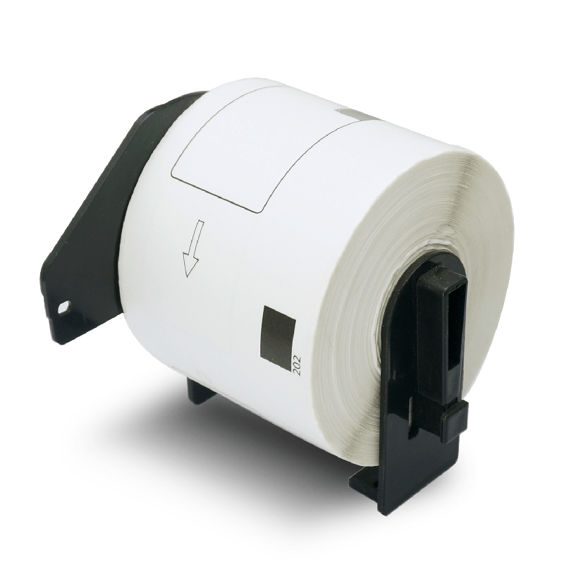 MarkDomain DK-2205 Etikettenrolle – 2,4 Zoll X 100 Fuß, 10 Rollen + Wiederverwendbare Patrone, Für Brother QL-Drucker MarkDomain DK-2205 Etikettenrolle – 2,4 Zoll X 100 Fuß, 10 Rollen + Wiederverwendbare Patrone, Für Brother QL-Drucker