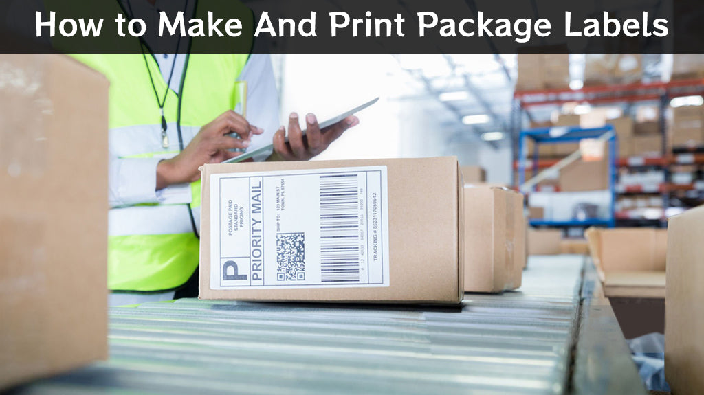How To Make And Print Package Labels – BETCKEY Label