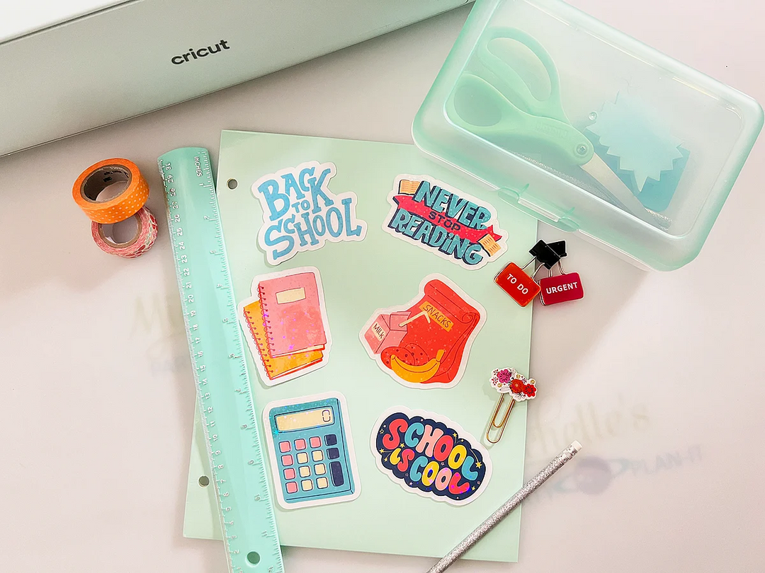 Guide to Make Back to School Sticker Paper with Cricut