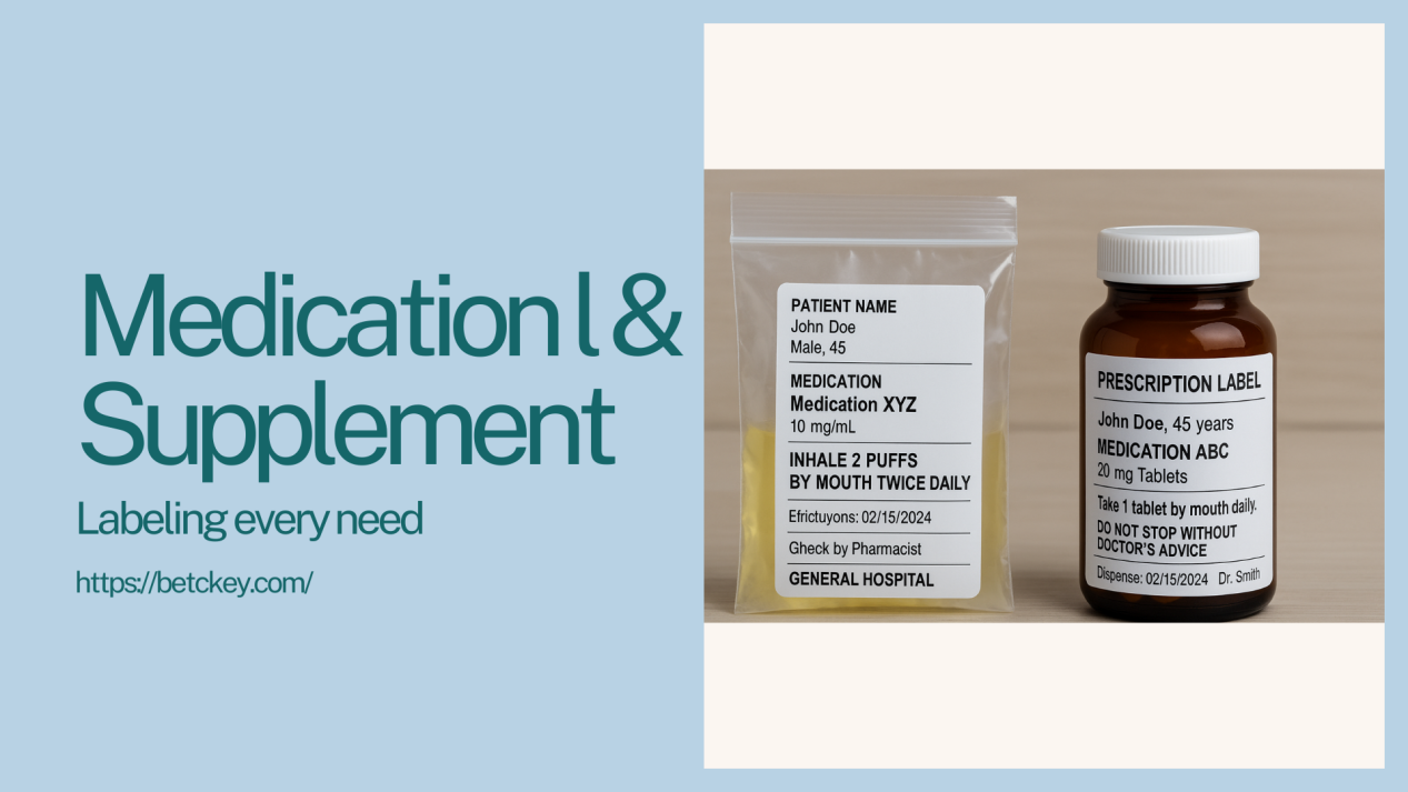 Medication & Supplement Labels: What You Need to Know – BETCKEY Label