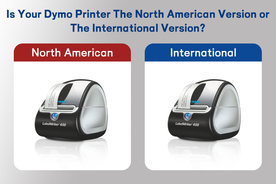 Is Your Dymo Printer The North American Version or The International Version?  - Betckey Labels