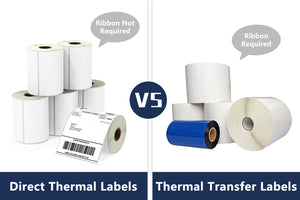 Direct Thermal Labels Vs. Thermal Transfer Labels