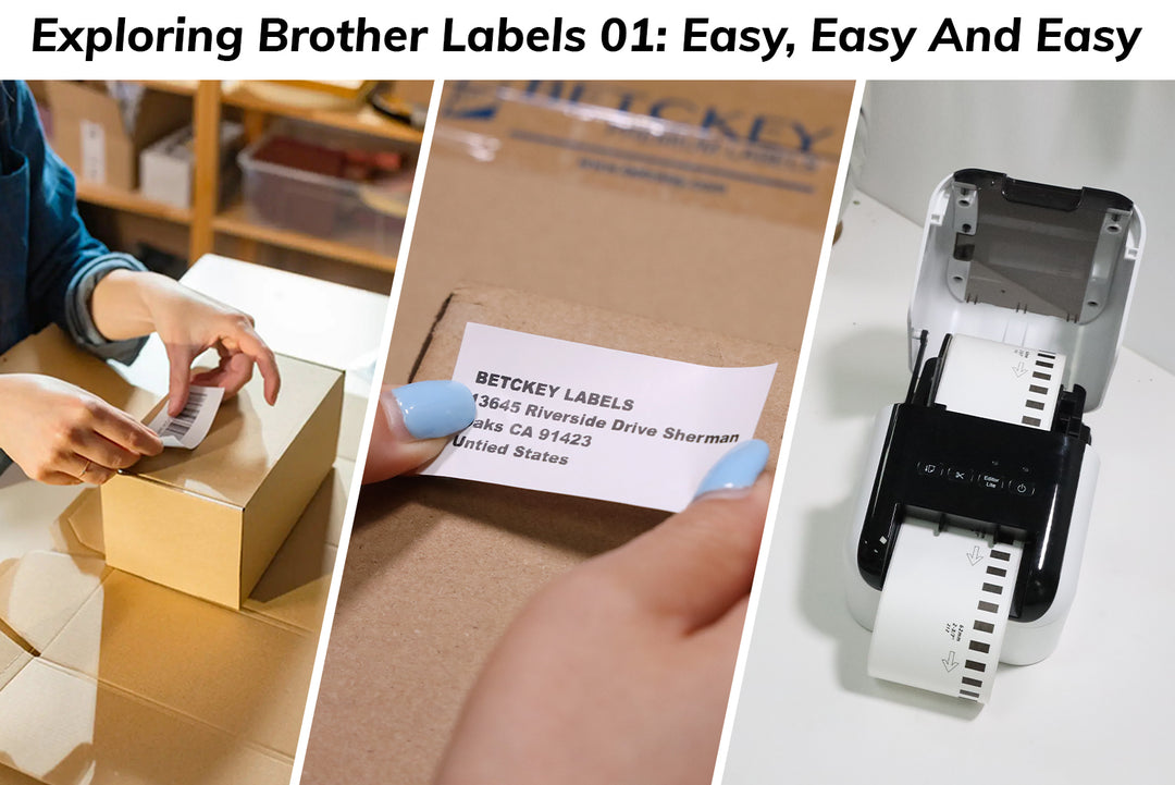 Exploring Brother Labels 01: Easy, Easy And Easy - Betckey Labels
