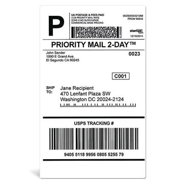 shipping labels