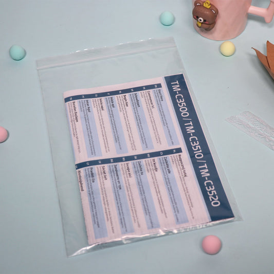 7" x 9" 2 Mil Resealable Clear Plastic Bags 200 Pack