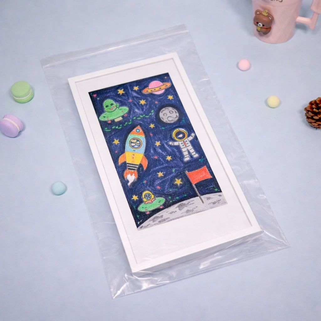 2 Mil 8" x 18" Clear Reusable Zip Bags 200 Pack