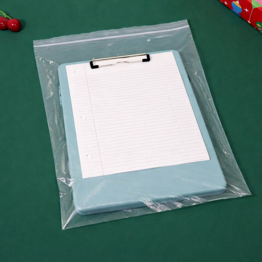 2 Mil 9" x 15" Resealable Clear Plastic Zip Bags 200 Pack