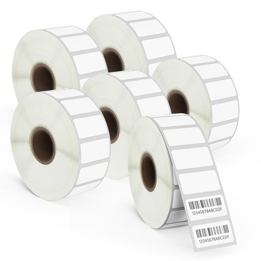 1" x 0.5" Small Film Removable Waterproof Labels