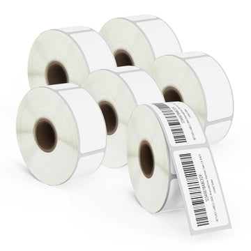 1" x 2" FBA Barcode & Address Film Removable Labels
