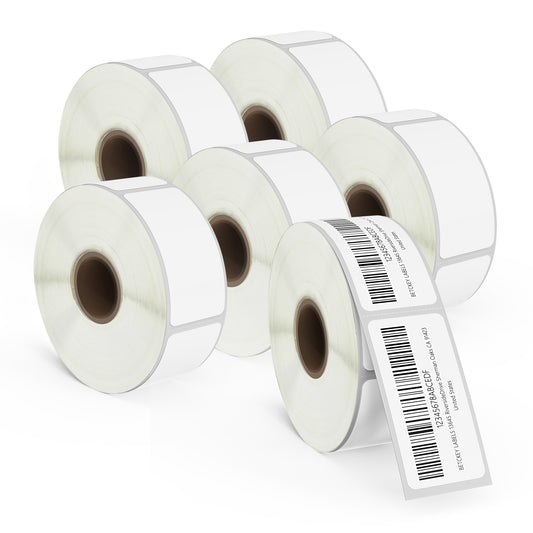 1" x 2" FBA Barcode & Address Film Removable Labels