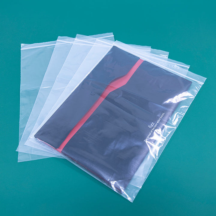 10" x 13" Clear Reusable Plastic Zip Lock Storage Bags