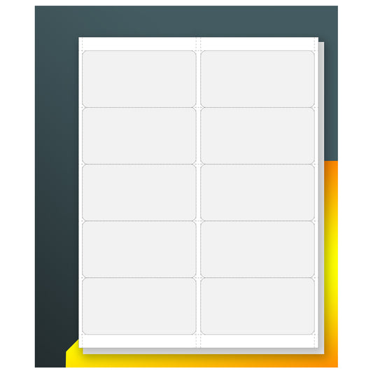 10UP 4" x 2" Laser/Inkjet labels Shipping Address Mailing & Barcode Labels
