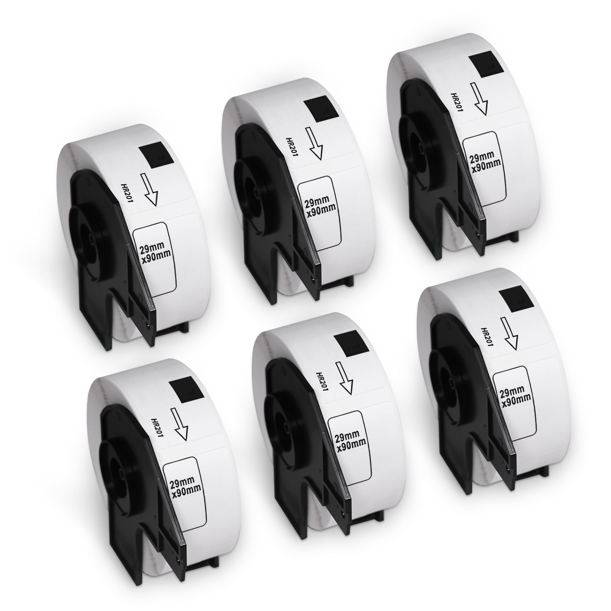 Brother DK-1201 Film Removable Address Labels 1.1" x 3.5"
