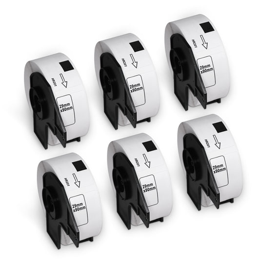 Brother DK-1201 Film Removable Address Labels 1.1" x 3.5"
