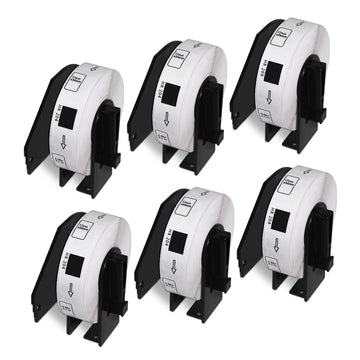 Brother DK-1204 Film Removable Address Labels 0.66" x 2.1"