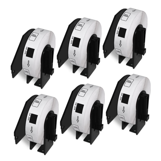 Brother DK-1204 Film Removable Address Labels 0.66" x 2.1"