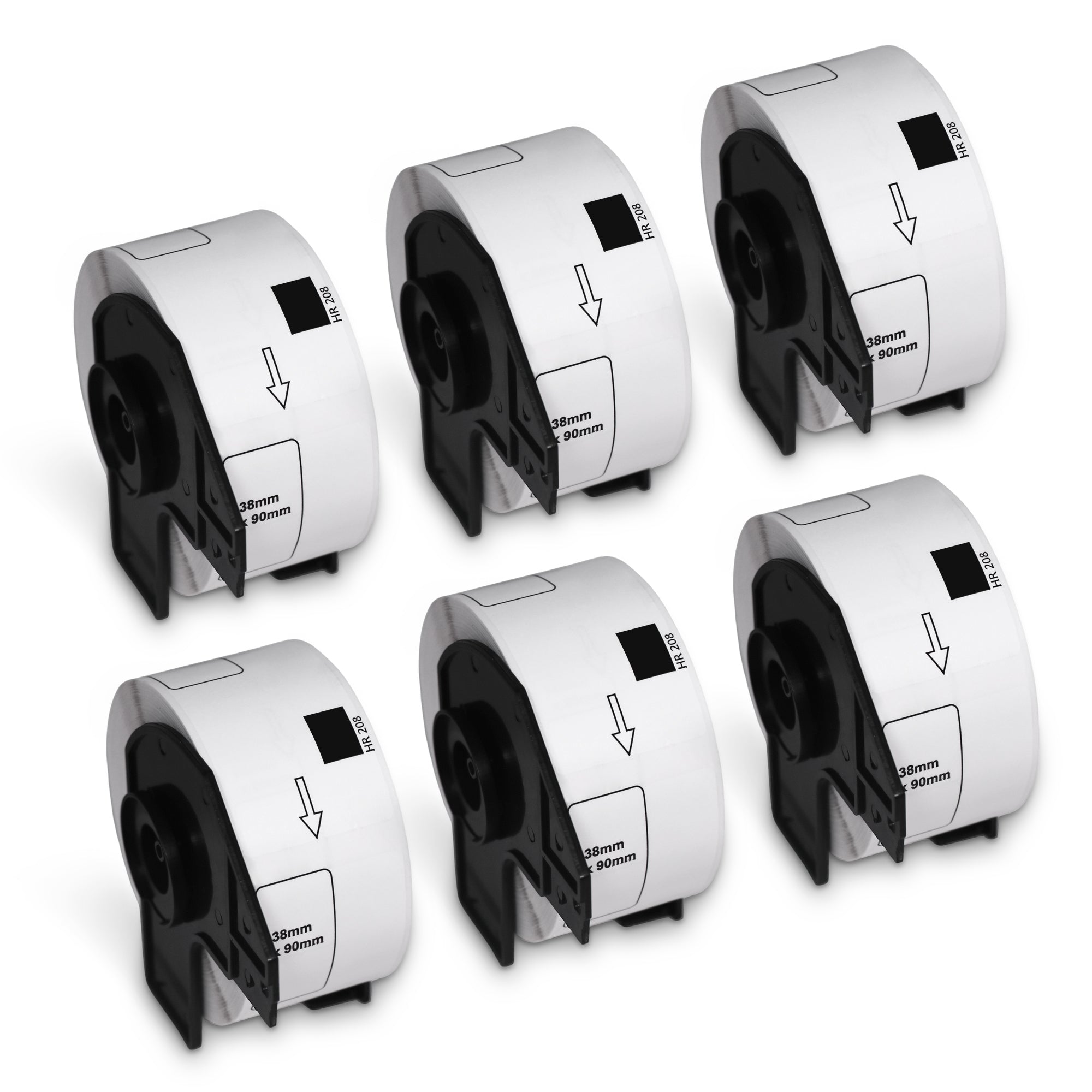 Brother DK-1208 Film Removable Large Address Labels 1.4" x 3.5"