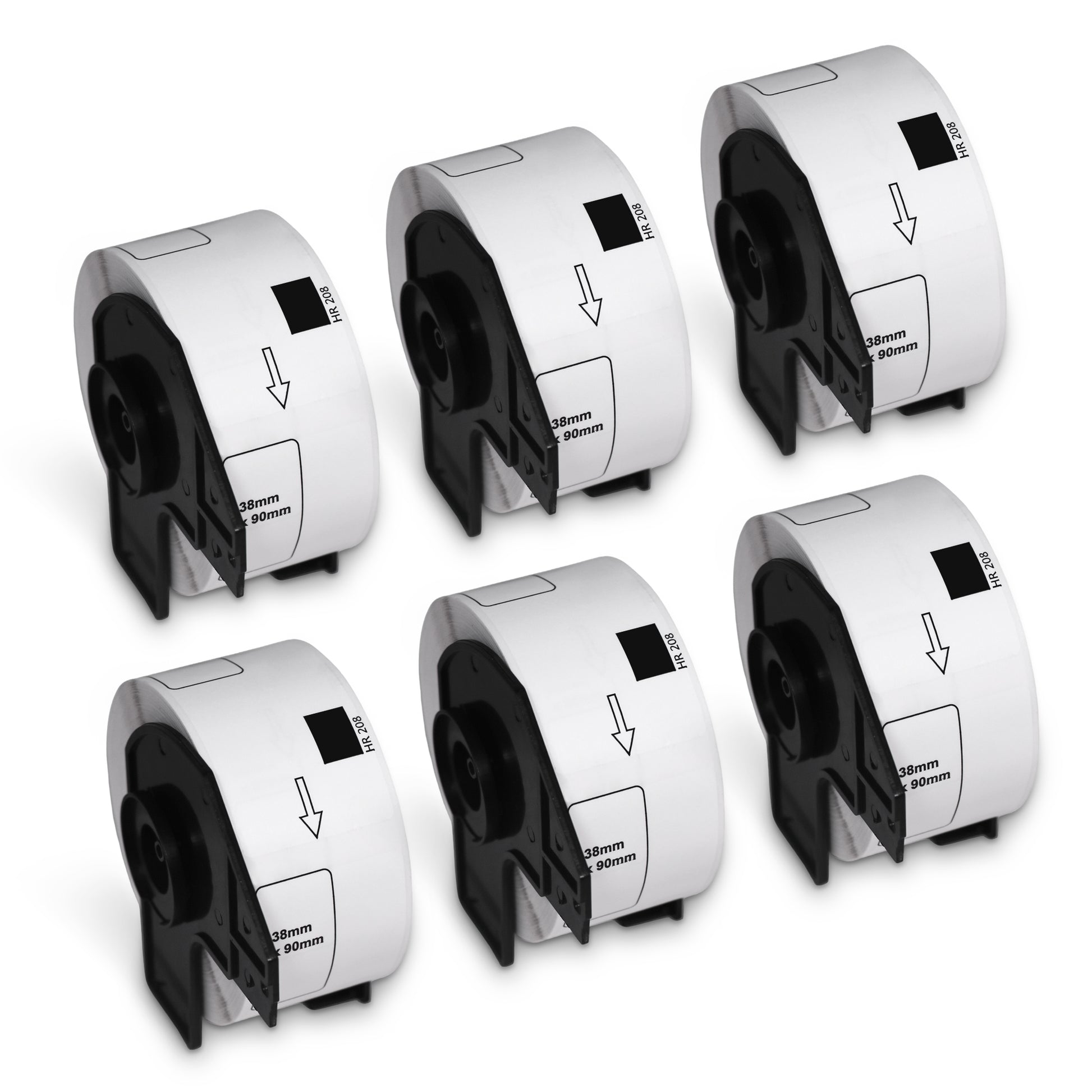 Brother DK-1208 Film Removable Large Address Labels 1.4" x 3.5"
