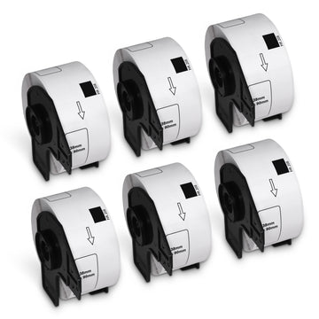 Brother DK-1208 Film Removable Large Address Labels 1.4" x 3.5"