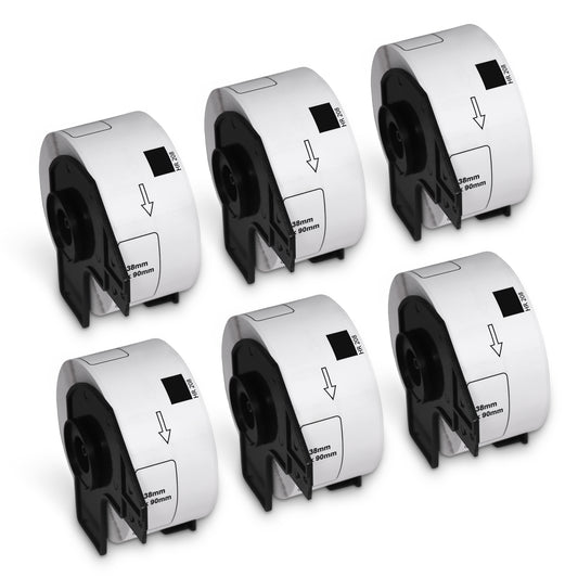 Brother DK-1208 Film Removable Large Address Labels 1.4" x 3.5"