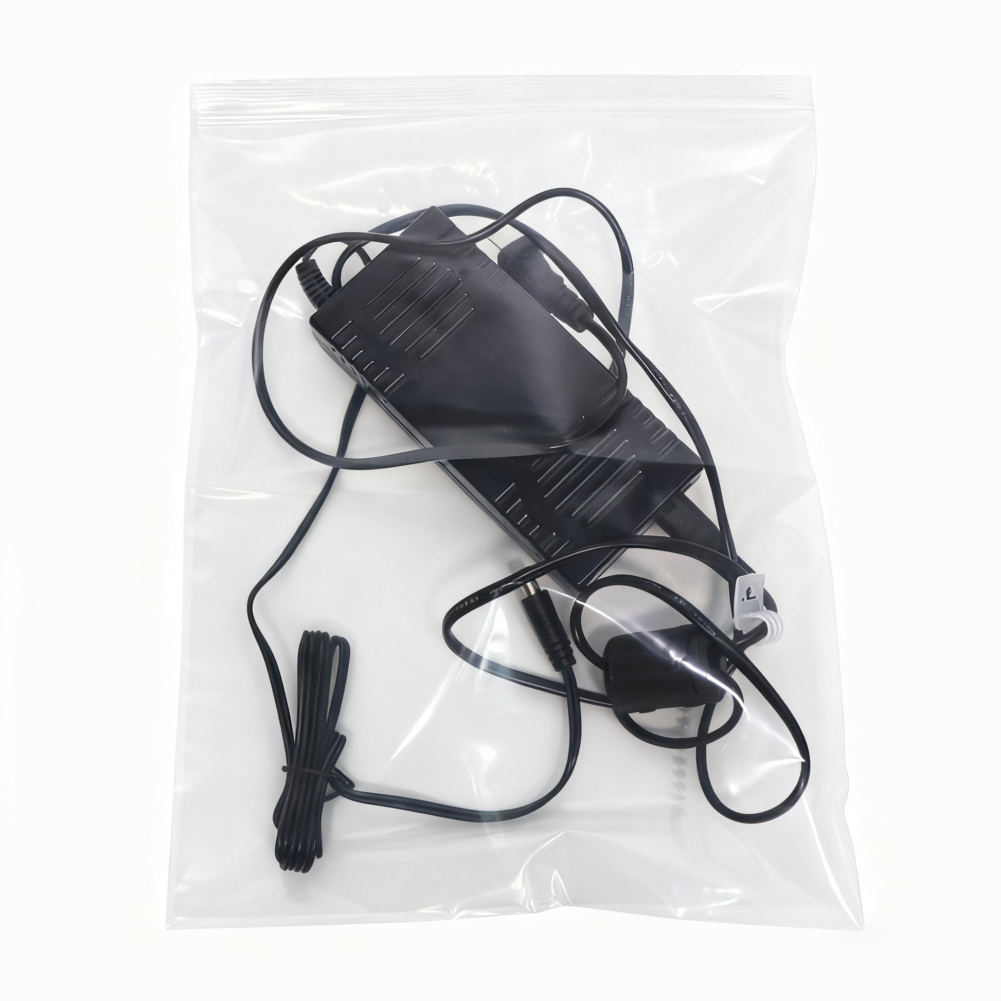 4 Mil 11" x 14" Zip Poly Bags 100 Pack Heavy-Duty Reusable