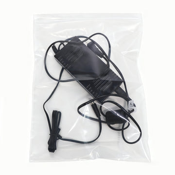 4 Mil 11" x 14" Zip Poly Bags 100 Pack Heavy-Duty Reusable