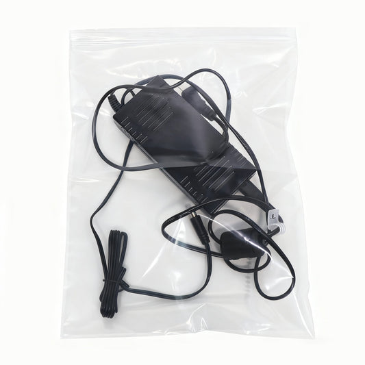 4 Mil 11" x 14" Zip Poly Bags 100 Pack Heavy-Duty Reusable