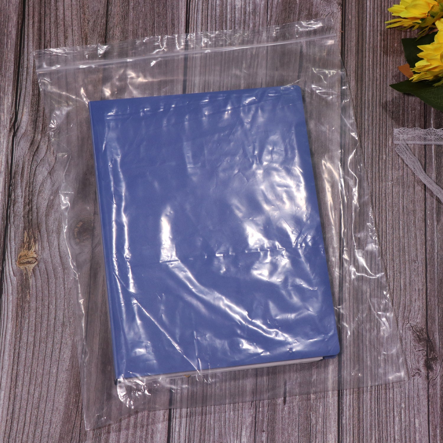 13" x 16" Durable 2 Mil Clear Zip Bags Resealable 100 Pack