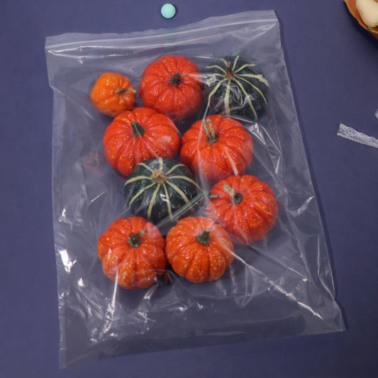 2 Mil 12" x 14" Clear Resealable Zip Bags 100 Pack