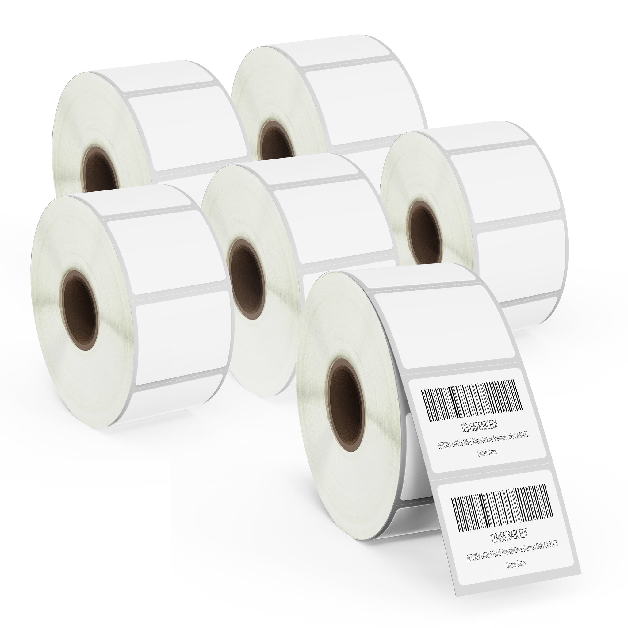 1.25" x 1" Address Film Removable Waterproof Labels