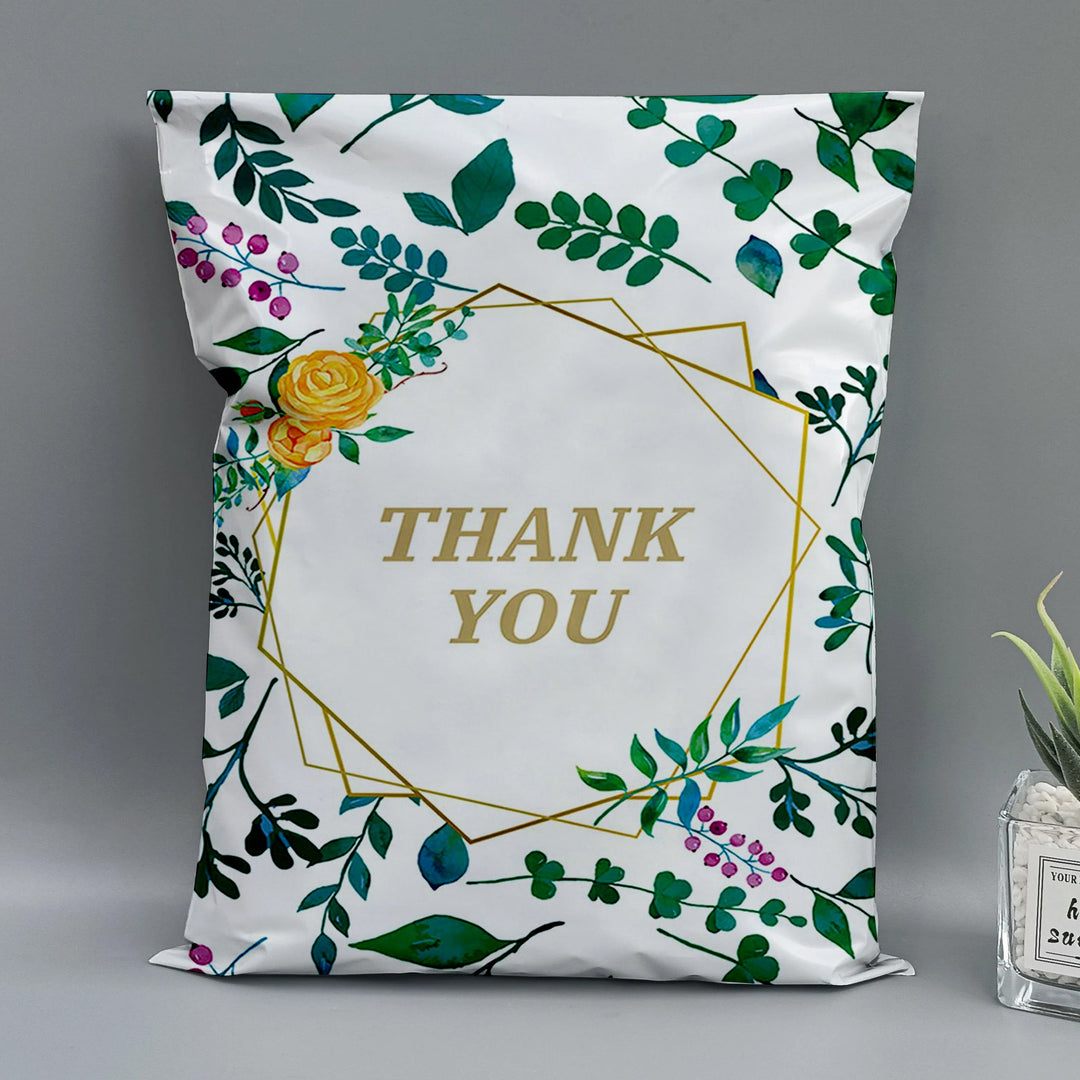 14.5" x 19" Thank You Plastic Bags for Clothes Envelopes Mailers