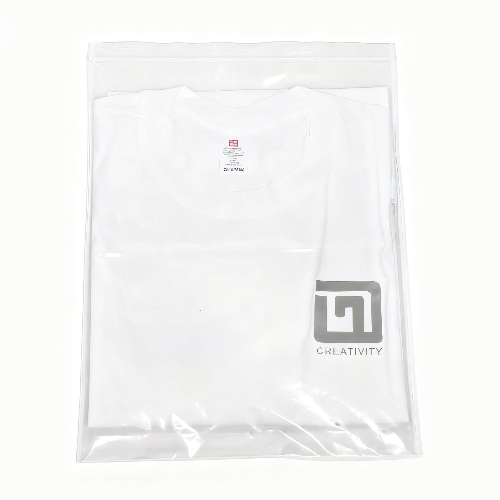 4 Mil 12" x 15" Zip Poly Bags 100 Pack Durable Reusable