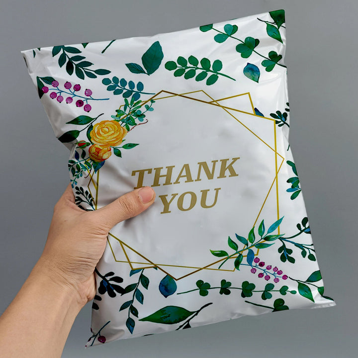 14.5" x 19" Thank You Plastic Bags for Clothes Envelopes Mailers